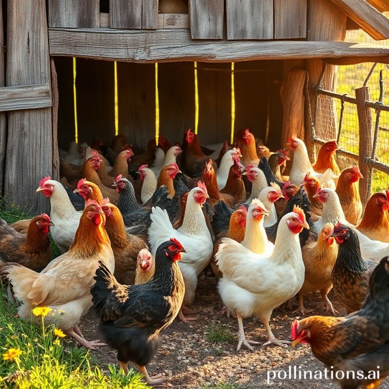 when to put chickens in coop